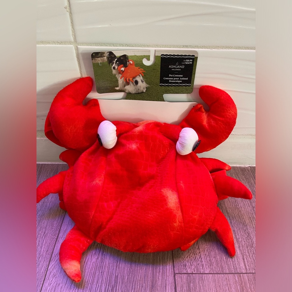 NWT size large doggie crab outfit